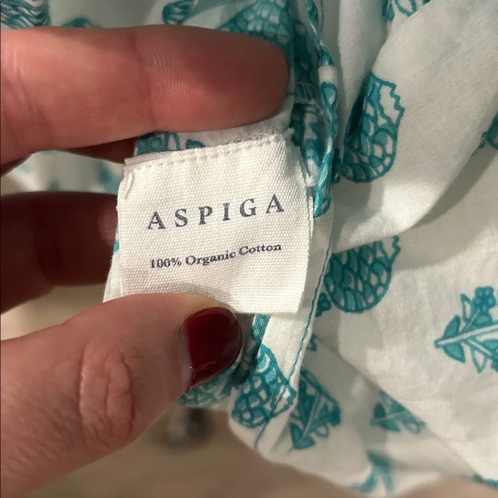 Aspiga‎ Teal Floral Shirt - Picture 7 of 7
